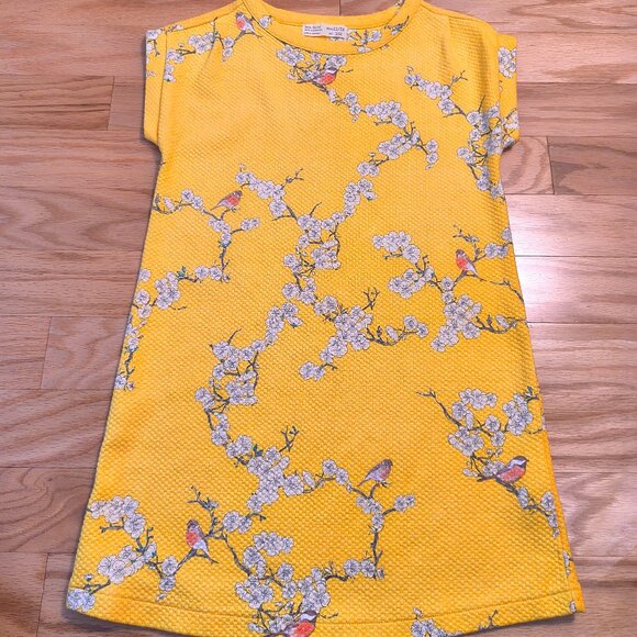 Floral Yellow Kids Dress - Picture 1 of 5